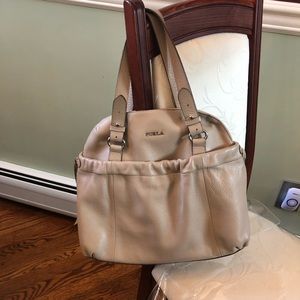 Furla leather shoulder bag